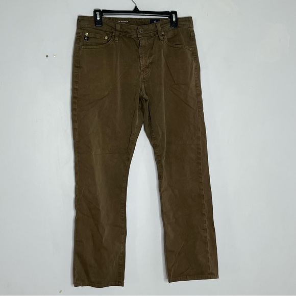 Ag Adriano Goldschmied Other - AG Adriano Golschmied Size 32 X 29 The Graduate Brown Khaki Chino Pants